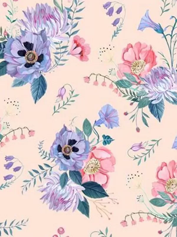 MICHAEL MILLER FABRICS - MYSTICAL MEADOW par Clara McALLISTER DC9655-BLUS