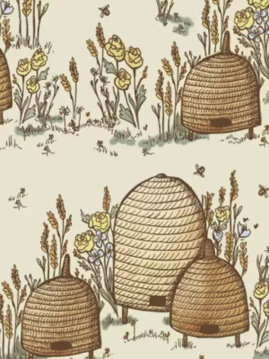 WINDHAM FABRICS - TELL THE BEES par Hackney and Co. Réf. 51432-1