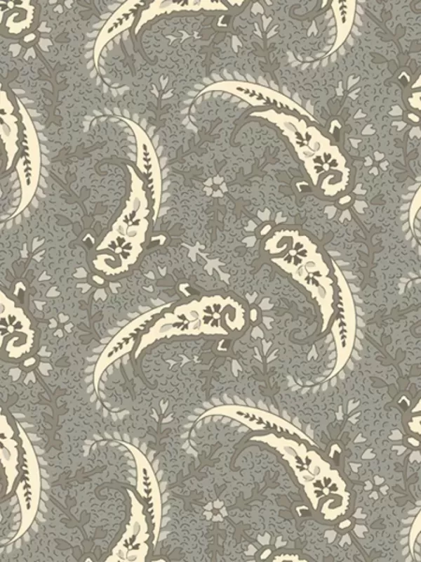 WINDHAM FABRICS - TRAVELER par Jeanne Horton 52913-6 Paisley Slate