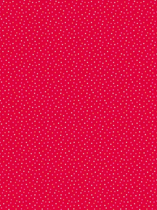 Tissu Patchwork PIPS par Kim Schaefer 1032.R Red