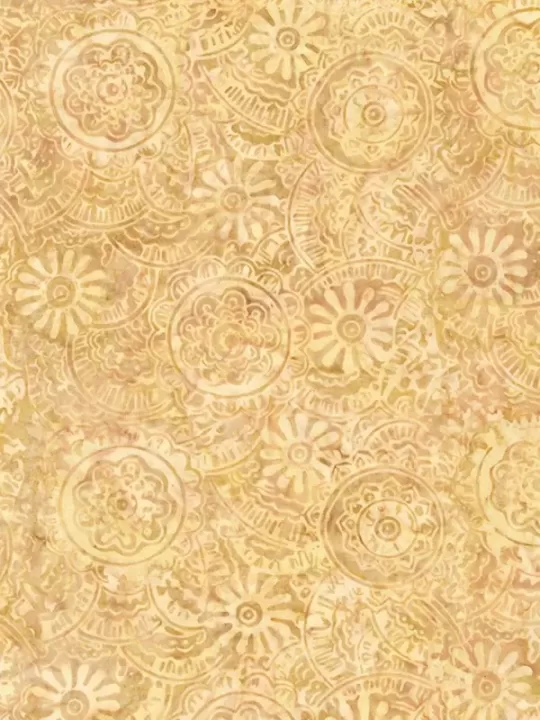 Tissu Patchwork Batik TONGA MOONLIT B3131 Fawn