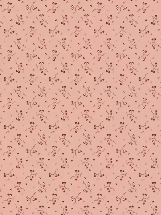 ANDOVER FABRICS - JOY par Edyta Sitar 1043-E Jingle Bells Rosy Cheeks