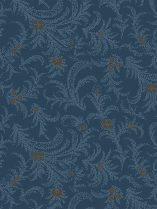 WINDHAM FABRICS - OXFORD par Mary Koval 53891-1 Delicate Paisley Blue