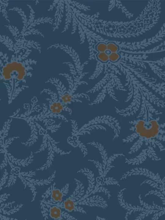 WINDHAM FABRICS - OXFORD par Mary Koval 53891-1 Delicate Paisley Blue