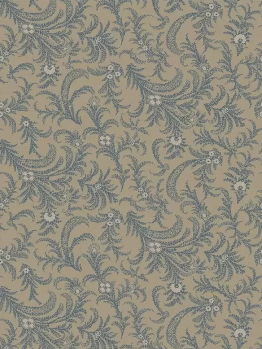 WINDHAM FABRICS - OXFORD par Mary Koval 53891-2 Delicate Paisley Taupe