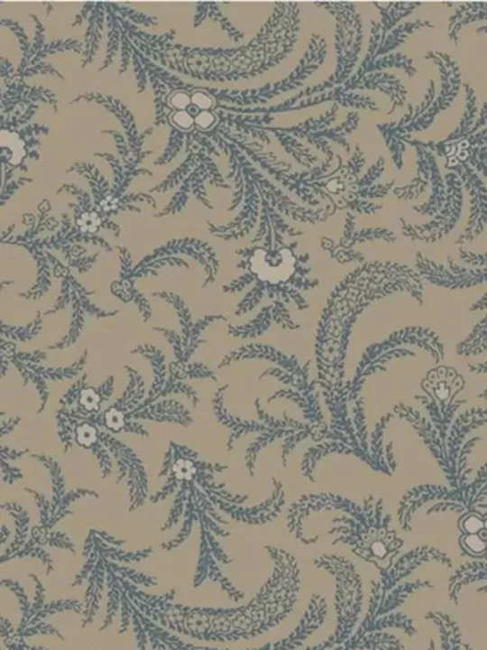 WINDHAM FABRICS - OXFORD par Mary Koval 53891-2 Delicate Paisley Taupe