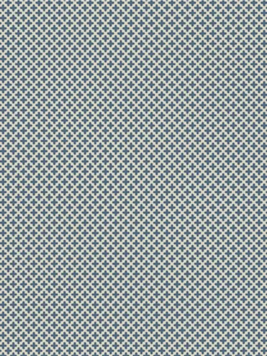 WINDHAM FABRICS - OXFORD par Mary Koval 53895-8 Micro Quatrefoil Denim