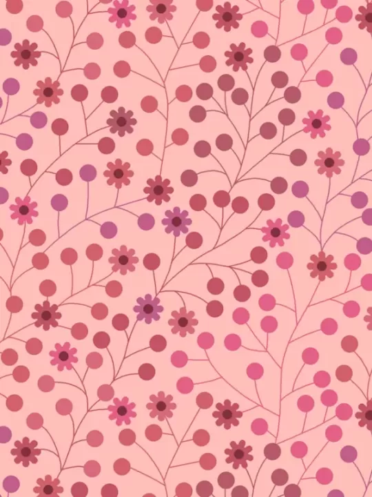 ANDOVER FABRICS - AT DAY'S END par Sarah Maxwell 1093-E Daisy Dots Setting Sun