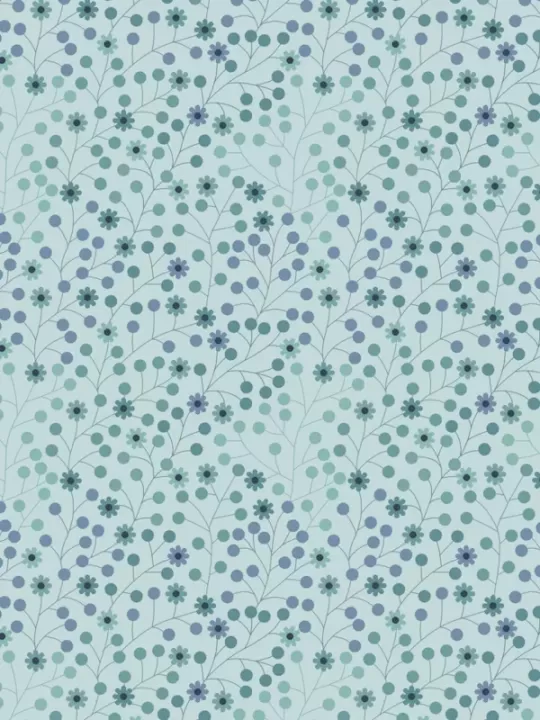 ANDOVER FABRICS - AT DAY'S END par Sarah Maxwell 1093-T Daisy Dots Grassy Fields