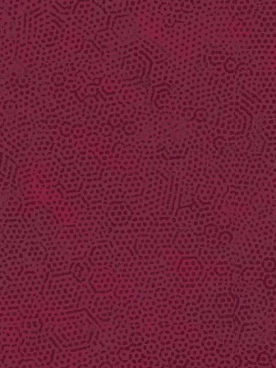 MAKOWER UK - Faux-uni DIMPLES par Makower 1867-R6 Tuscan Red