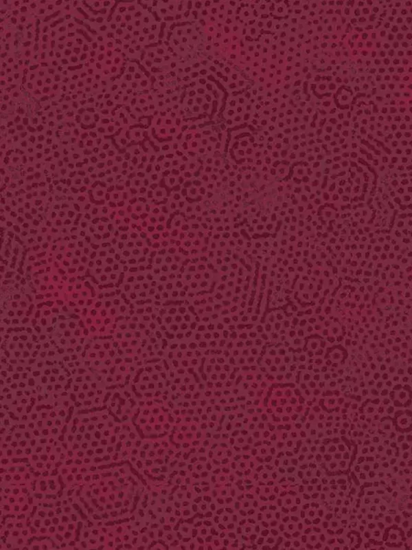 MAKOWER UK - Faux-uni DIMPLES par Makower 1867-R6 Tuscan Red