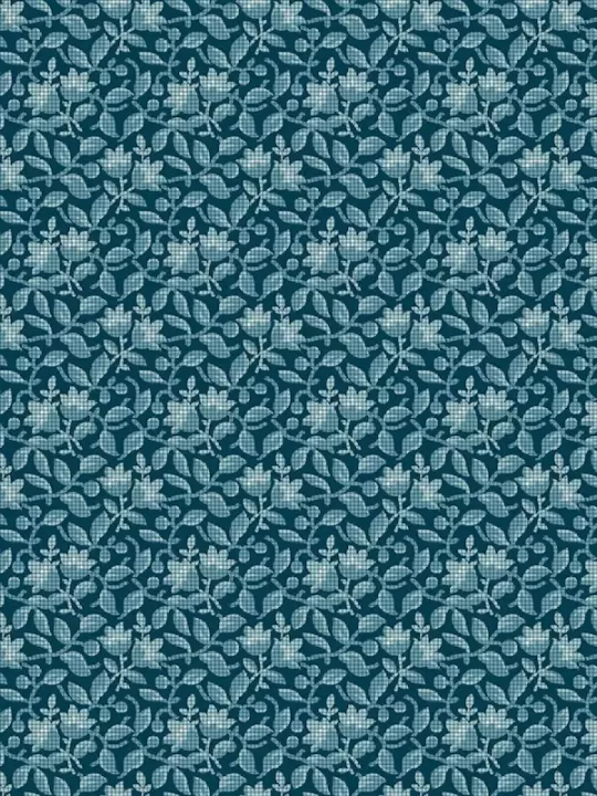 ANDOVER FABRICS - BEACH HOUSE par Edyta Sitar 1168-B Bougainvillea Blue