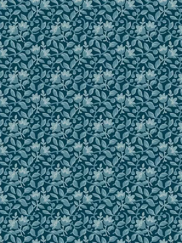 ANDOVER FABRICS - BEACH HOUSE par Edyta Sitar 1168-B Bougainvillea Blue