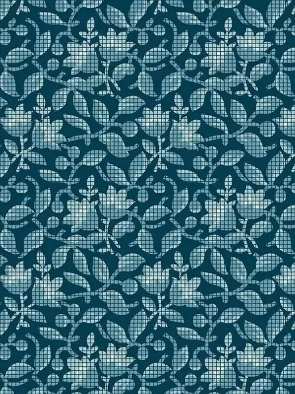 ANDOVER FABRICS - BEACH HOUSE par Edyta Sitar 1168-B Bougainvillea Blue