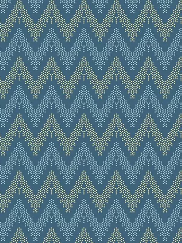 ANDOVER FABRICS - BEACH HOUSE par Edyta Sitar 1174-B Current Blue