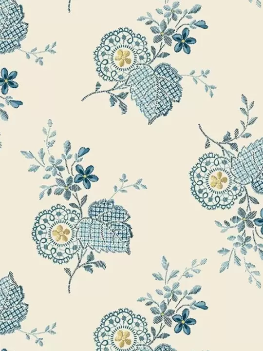 ANDOVER FABRICS - BEACH HOUSE par Edyta Sitar 1165-L Plumeria Linen