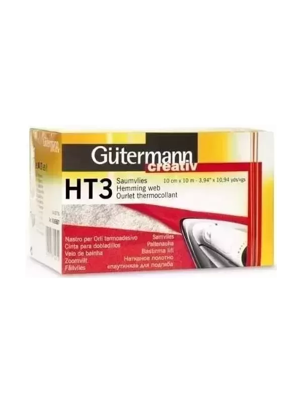 GÜTERMANN OURLET THERMOCOLLANT HT3 10cm x 10m