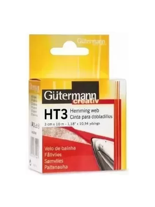 GÜTERMANN OURLET THERMOCOLLANT HT3 3cm x 10m