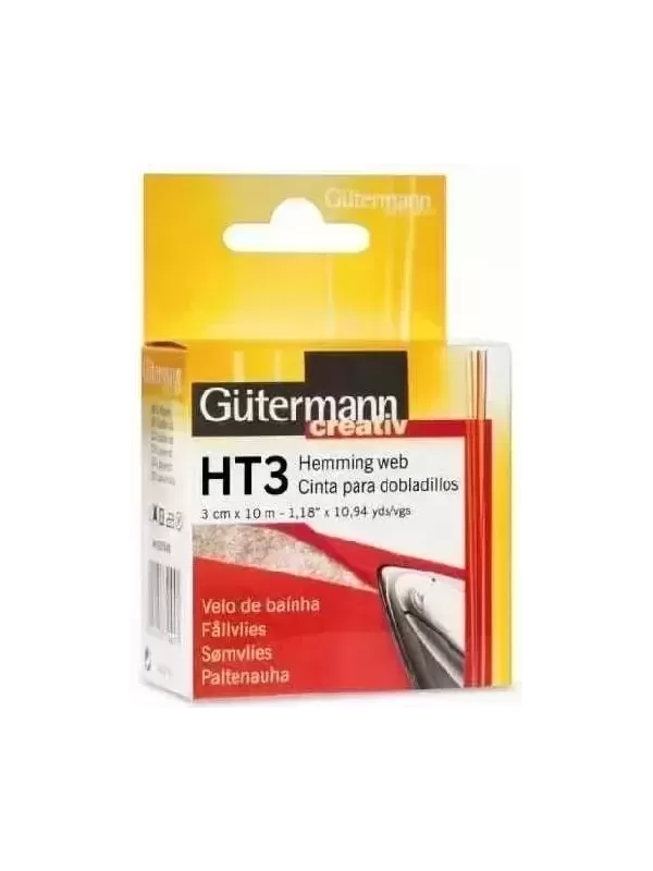 GÜTERMANN OURLET THERMOCOLLANT HT3 3cm x 10m