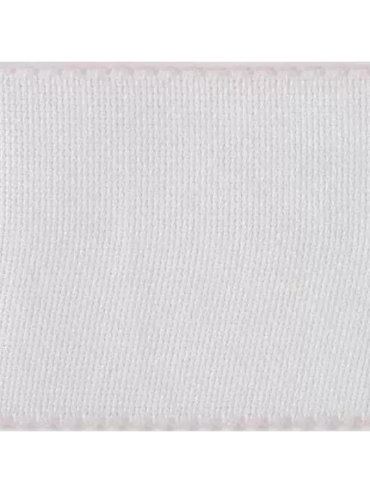 DMC Galon à broder Toile Aïda Coton 3cm Blanc Feston Rose