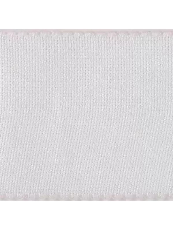 DMC Galon à broder Toile Aïda Coton 3cm Blanc Feston Rose