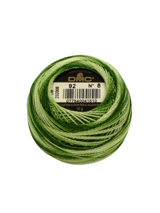 DMC Coton Perlé N° 8 (Art. 116) 92 Vert feuillage ombré