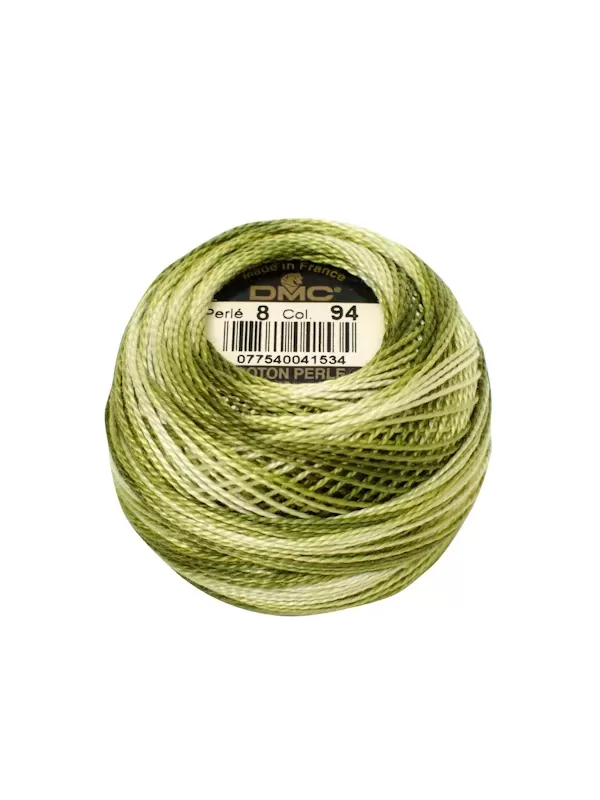 DMC Coton Perlé N° 8 (Art. 116) 94 Vert mousse ombré