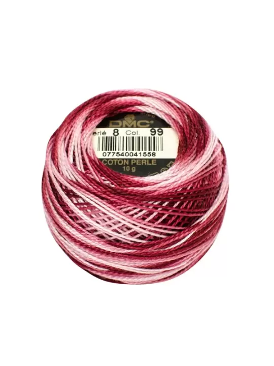 DMC Coton Perlé N° 8 (Art. 116) 99 Rose redouté ombré