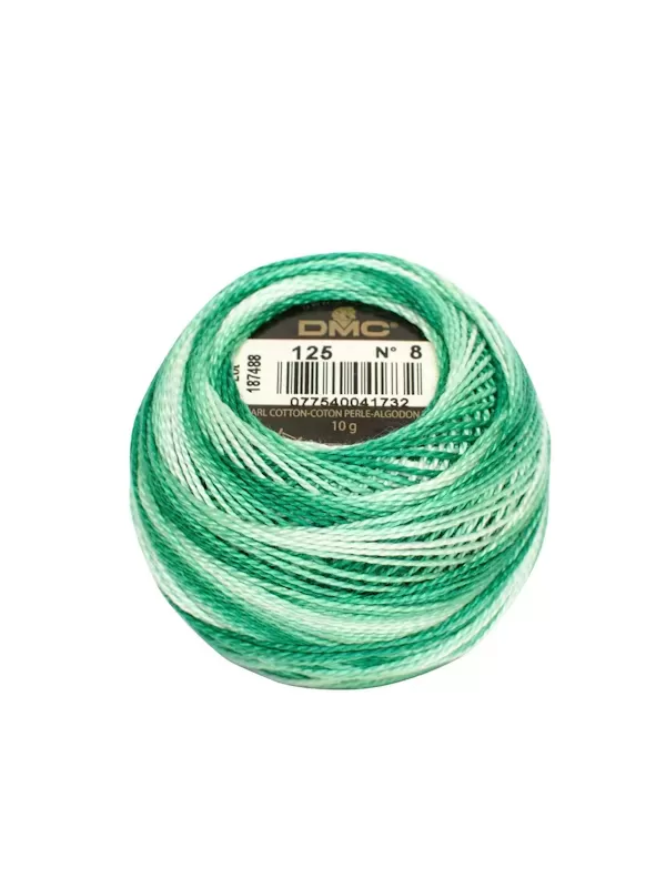 DMC Coton Perlé N° 8 (Art. 116) 125 Vert printemps ombré