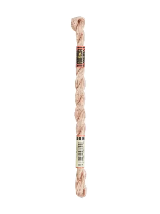 DMC Coton Perlé N° 8 (Art. 116) 842 Cordage beige