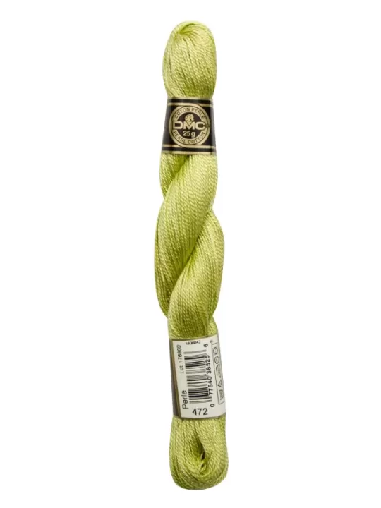 DMC Coton Perlé Spécial Hardanger N° 8 (Art. 115EA) 472 Bourgeon vert