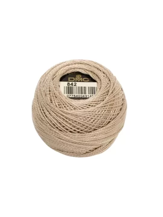 DMC Coton Perlé N° 12 (Art. 116) 842 Cordage beige