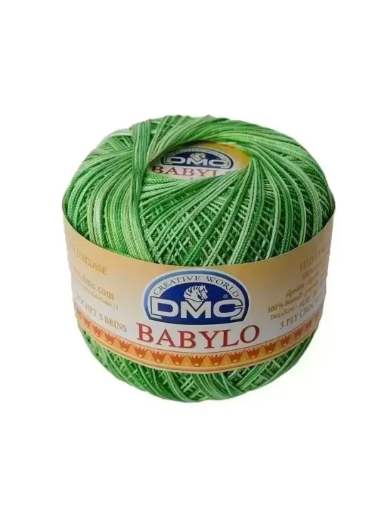 DMC FIL CROCHET BABYLO 20 Col. 114 Vert ombré