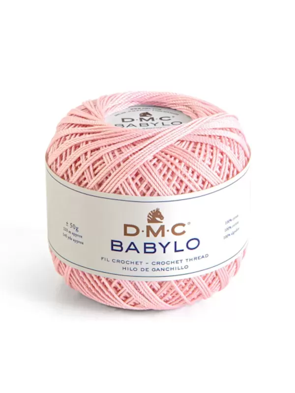 DMC FIL CROCHET BABYLO 20 Col. 224 Peau rosée