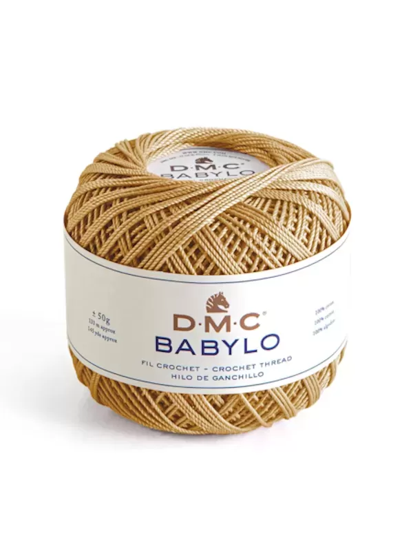 DMC FIL CROCHET BABYLO 20 Col. 437 Camel