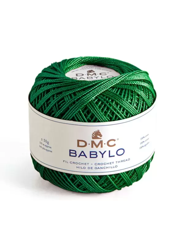 DMC FIL CROCHET BABYLO 20 Col. 699 Vert fruits confits