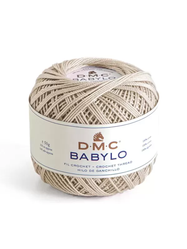 DMC FIL CROCHET BABYLO 20 Col. 842 Cordage beige