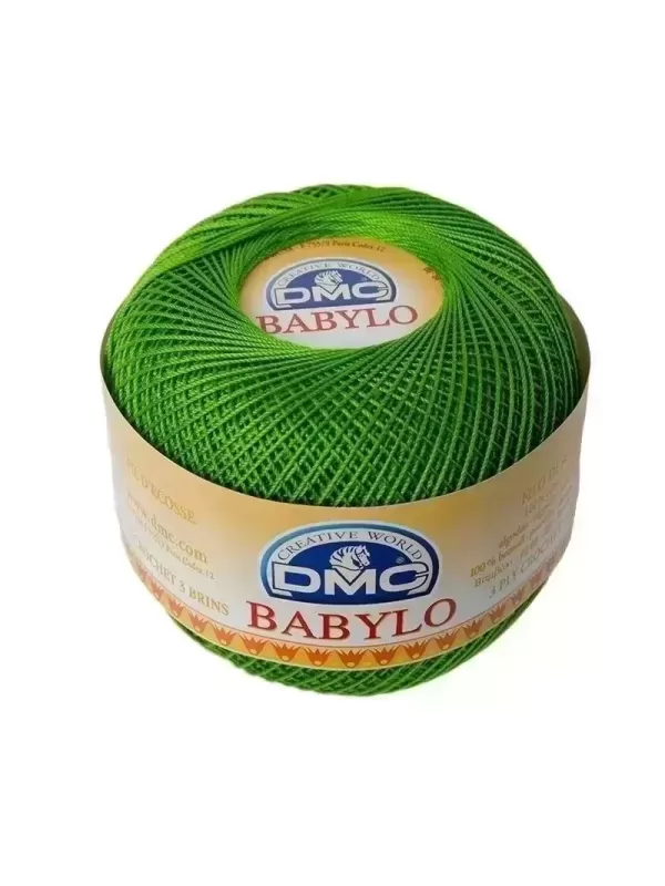 DMC FIL CROCHET BABYLO 20 Col. 906 Vert pomme