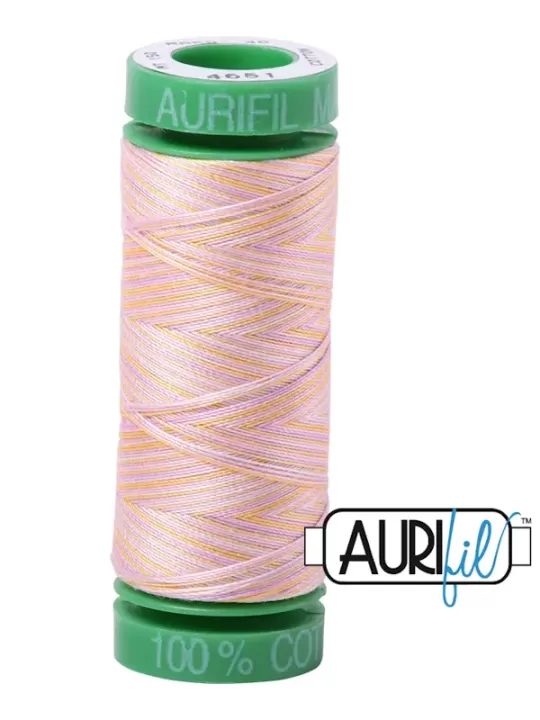 FIL COTON MAKO 40 AURIFIL 4651 Bari - Petite bobine de 150 mètres