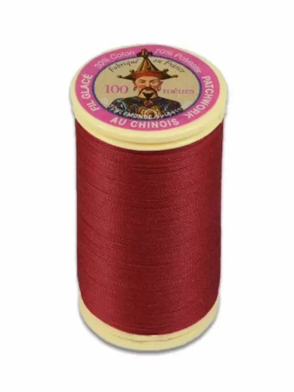 FIL AU CHINOIS Fil Spécial Patchwork N° 510 Rouge (100m)