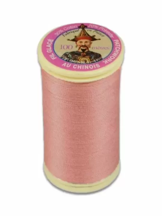 FIL AU CHINOIS Fil Spécial Patchwork N° 592 Rose (100m)