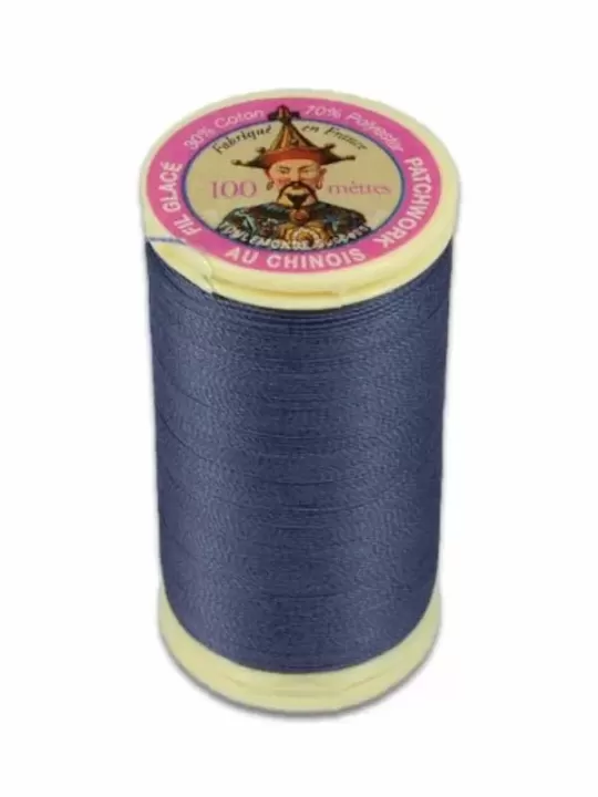 FIL AU CHINOIS Fil Spécial Patchwork N° 731 Cobalt (100m)