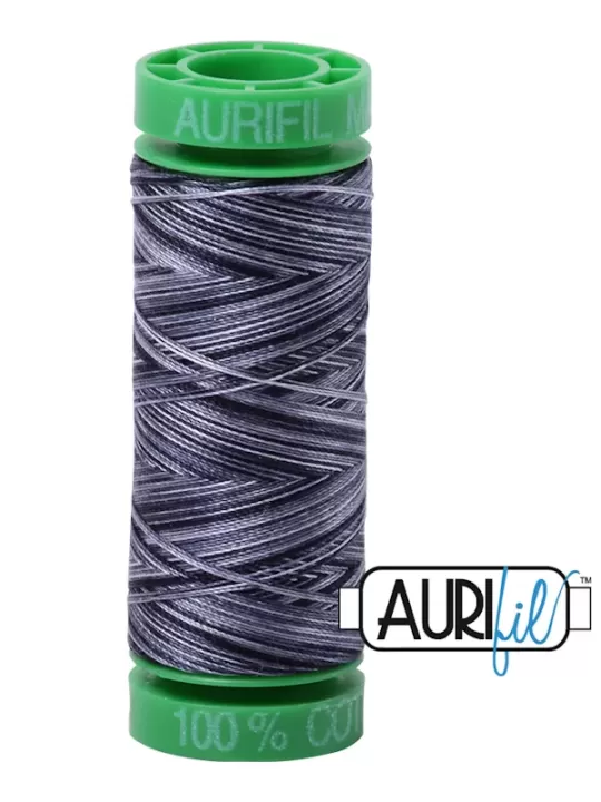 FIL COTON MAKO 40 AURIFIL 4664 Stonefields - Petite bobine de 150 mètres