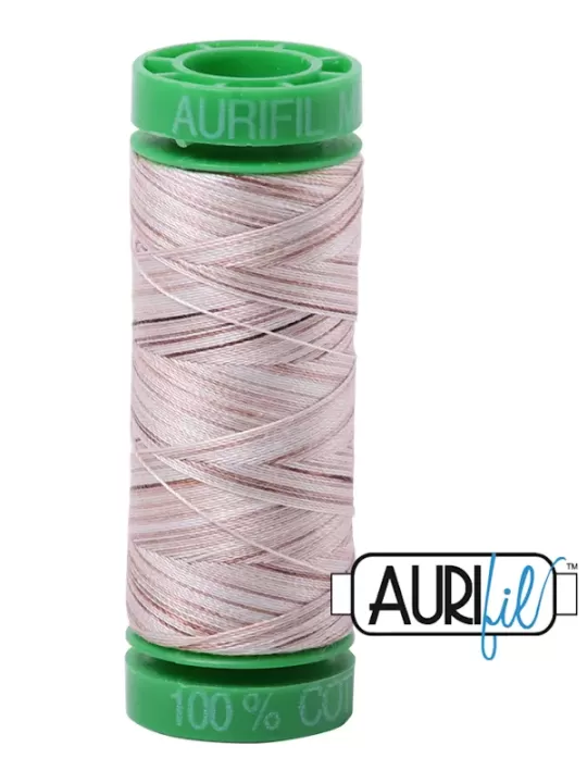 FIL COTON MAKO 40 AURIFIL 4666 Biscotti - Petite bobine de 150 mètres