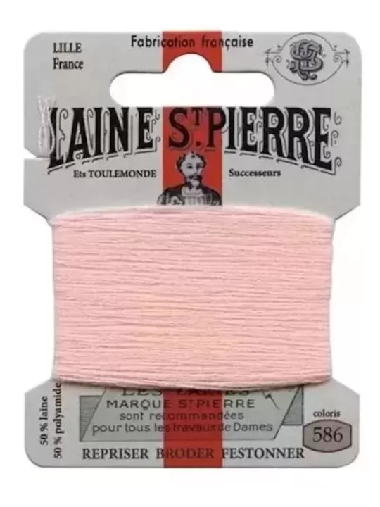 FIL AU CHINOIS Laine Saint-Pierre 1848 N° 586 Rose