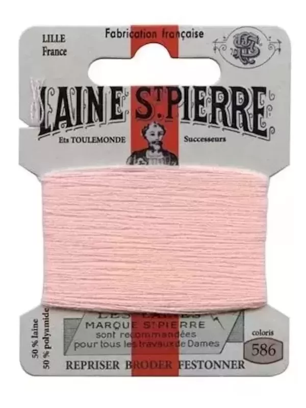 FIL AU CHINOIS Laine Saint-Pierre 1848 N° 586 Rose